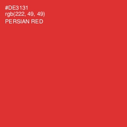 #DE3131 - Persian Red Color Image